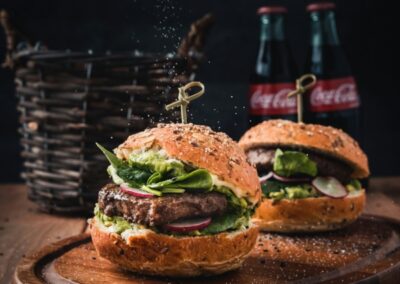 Sample Photo - Dramatic burger